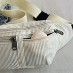 Amblot Elegant corduroy bum bag