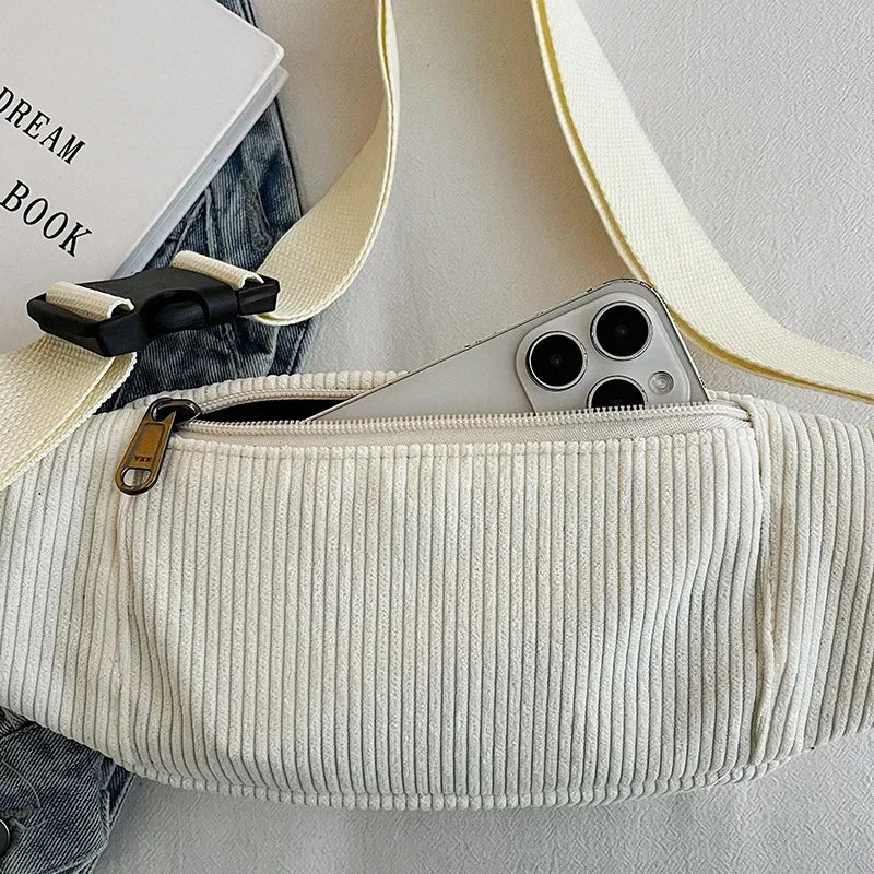 Amblot Elegant corduroy bum bag