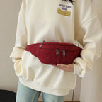 Amblot Elegant corduroy bum bag