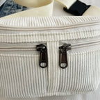 Amblot Elegant corduroy bum bag