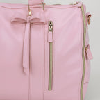 Amblot Elegant leather holdall with shoulder strap