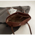 Amblot Elegant suede shoulder bag for daily wear