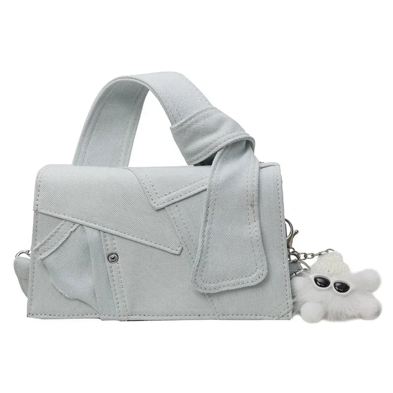 Amblot Fashion crossbody denim handbag