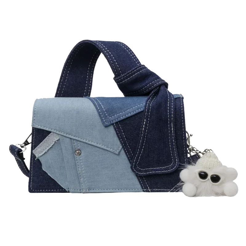 Amblot Fashion crossbody denim handbag