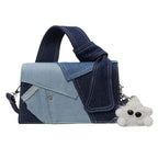Amblot Fashion crossbody denim handbag
