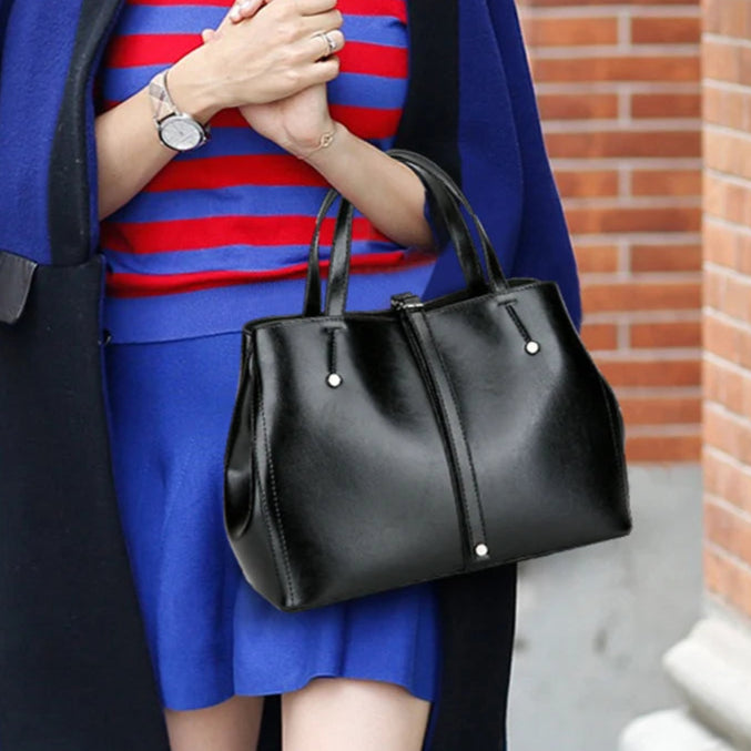 Amblot Fashion leather handbag