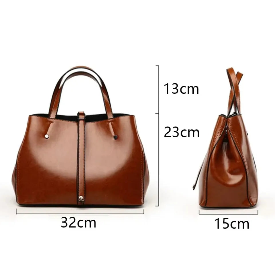 Amblot Fashion leather handbag