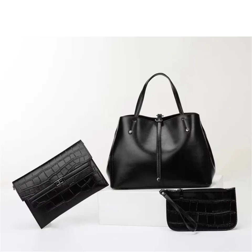 Amblot Fashion leather handbag