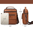 Amblot Fashionable leather crossbody bag