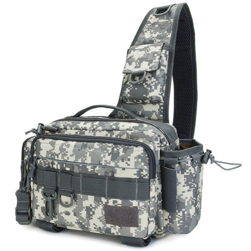 Sac de rangement camouflage pêche gris