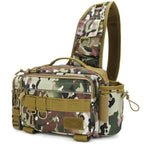 Amblot Fishing Green camo tactical fishing tackle bag