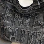 Amblot Foldable denim tote bag