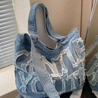 Amblot Foldable denim tote bag