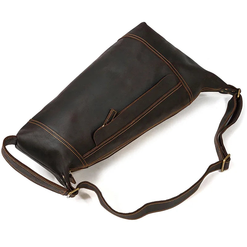 Amblot Full leather rucksack backpack