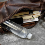 Amblot Full leather rucksack backpack