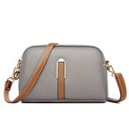 Amblot Gray Everyday leather crossbody bag