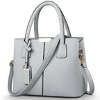 Amblot Gray Urban leather sling bag