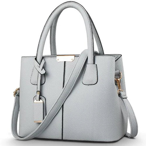 Amblot Gray Urban leather sling bag