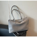 Amblot Gray Versatile suede tote bag
