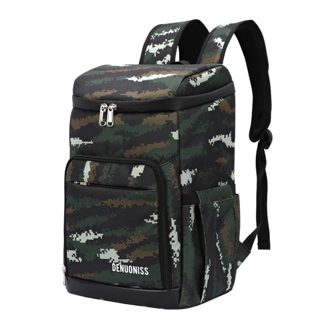 Amblot Green camo cooler backpack
