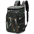 Amblot Green camo large cooler backpack