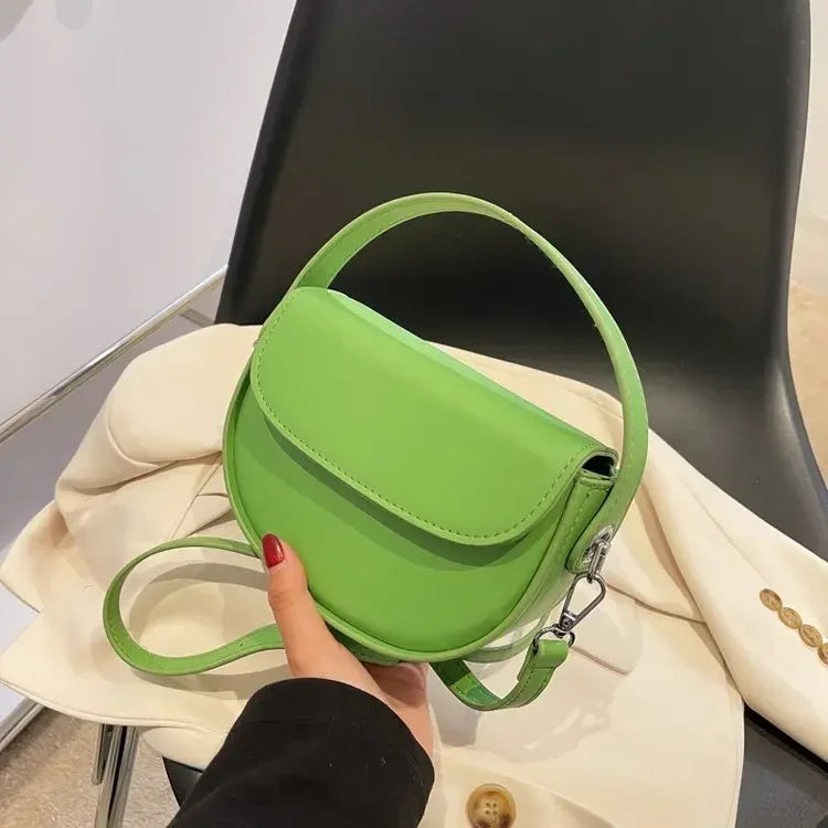 Amblot Green Classic leather handbag