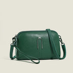 Amblot Green Lightweight leather sling bag