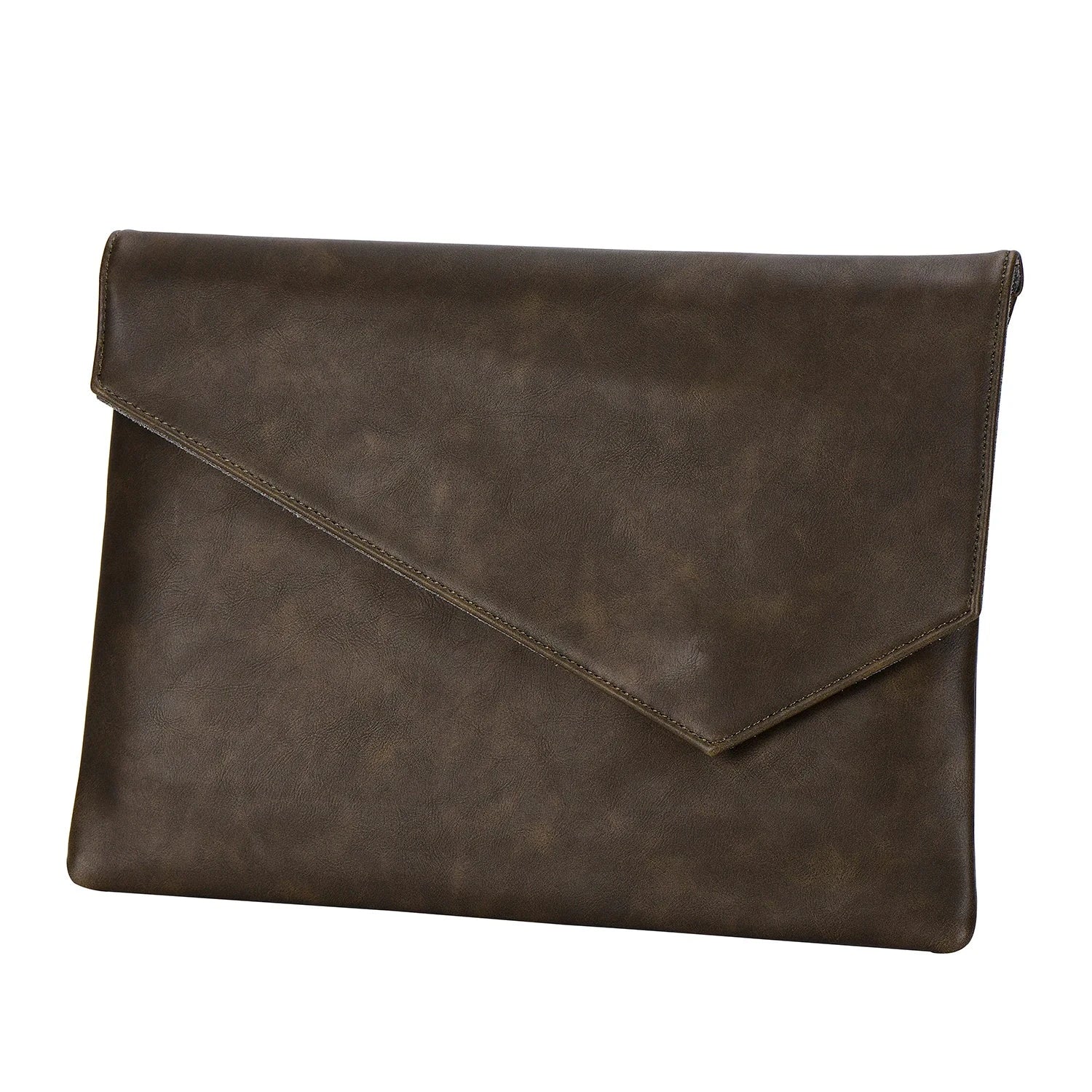 Amblot Green Men's leather clutch bag