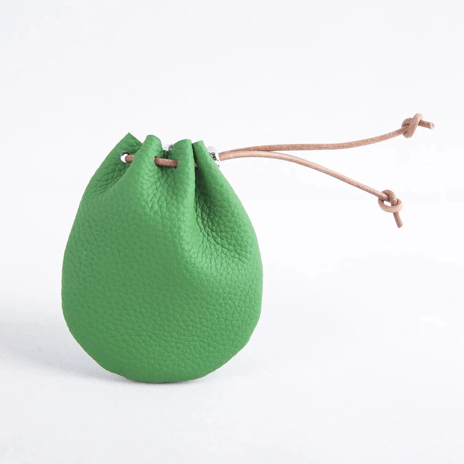 Amblot Green Pocket-size leather pouch