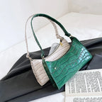 Amblot Green Small leather sling pouch