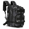 Amblot Grey camo military-style tactical backpack