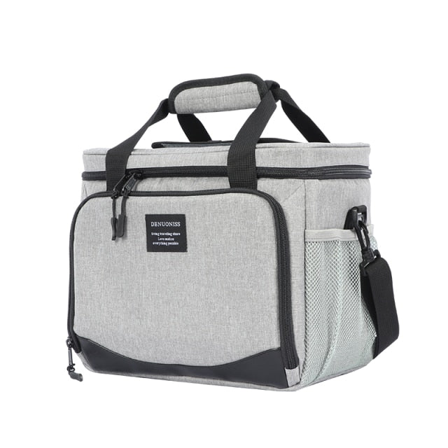 Amblot Grey insulated shoulder cooler bag