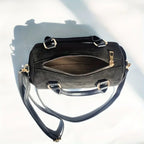 Amblot High-end suede purse with structured body