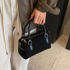 Amblot High-end suede purse with structured body
