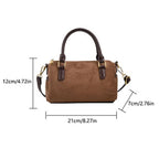 Amblot High-end suede purse with structured body