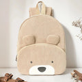 Amblot Khaki Cute corduroy backpack