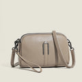 Amblot Khaki Lightweight leather sling bag