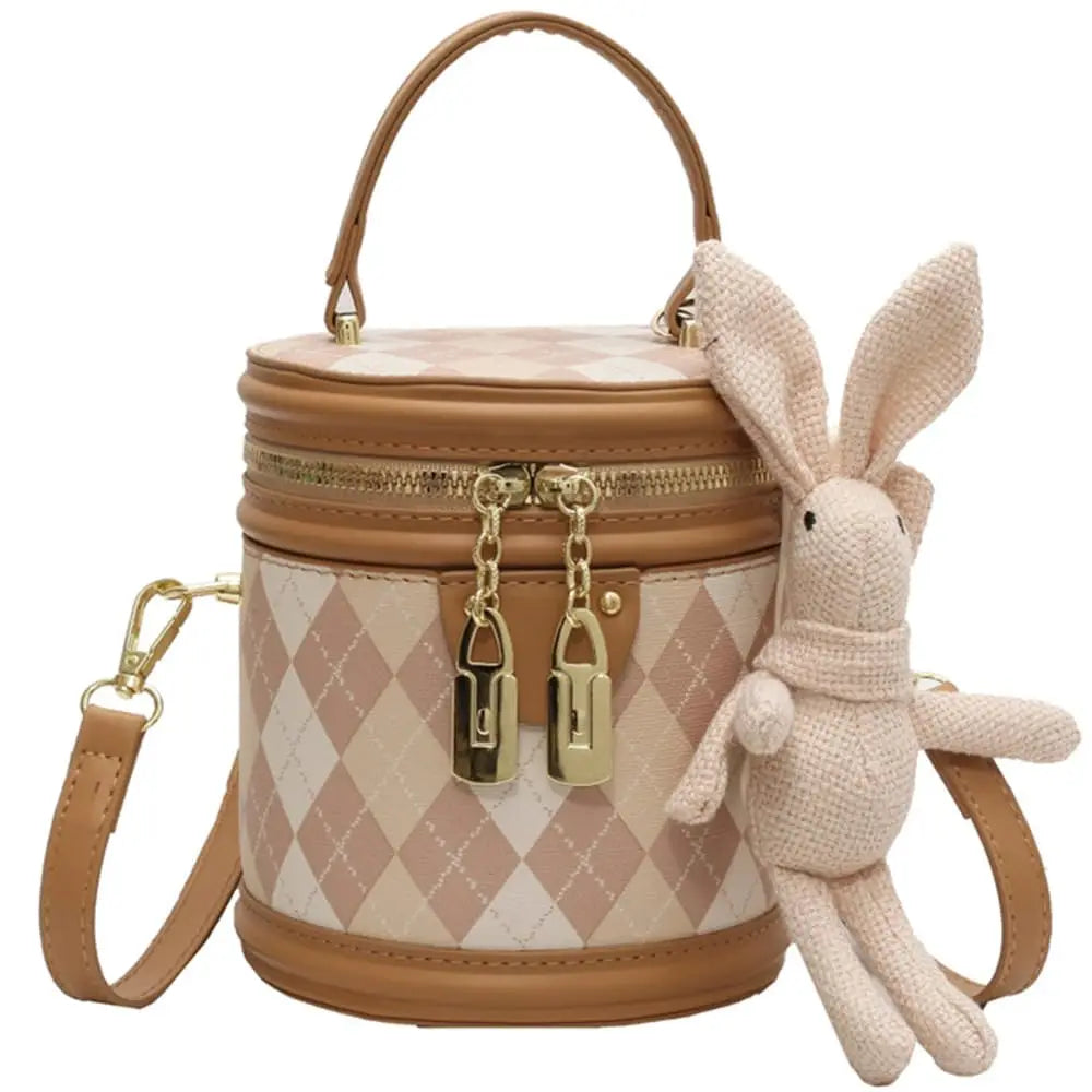 Amblot Khaki Vintage leather shoulder bag