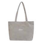 Amblot Ladies’ corduroy tote bag for casual wear