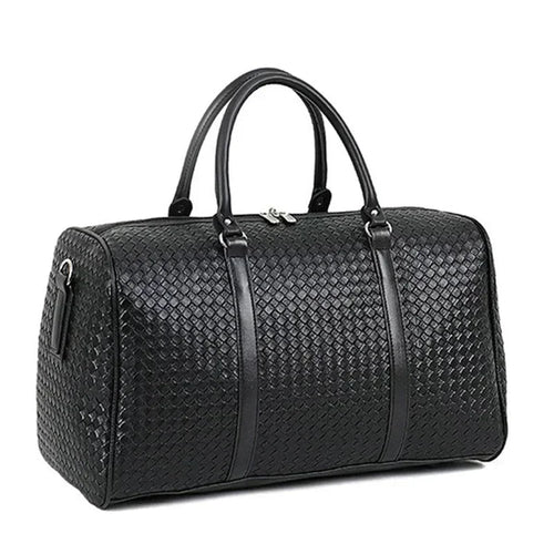 Amblot Large Business leather weekender duffle bag