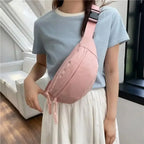 Amblot Large capacity corduroy bum bag