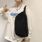 Amblot Large crossbody corduroy bum bag