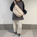 Amblot Large crossbody corduroy bum bag