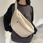 Amblot Large crossbody corduroy bum bag