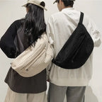 Amblot Large crossbody corduroy bum bag