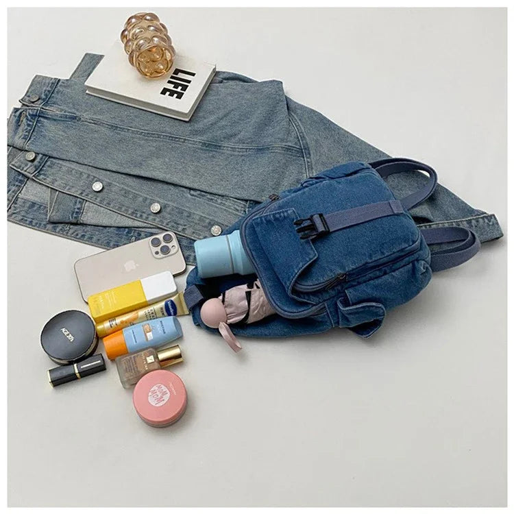 Amblot Large denim body bag