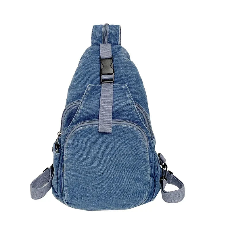 Amblot Large denim body bag