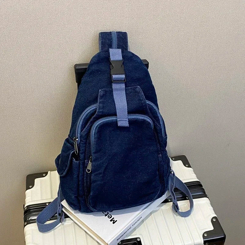Amblot Large denim body bag