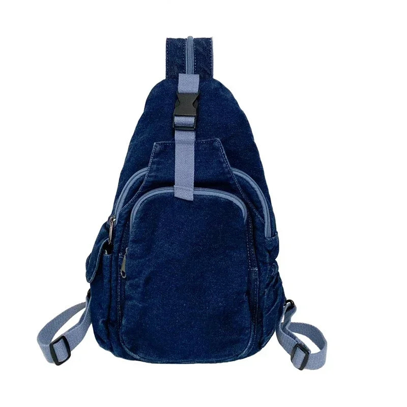 Amblot Large denim body bag