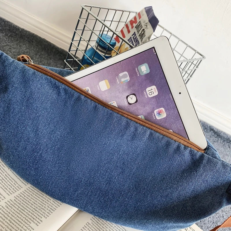 Amblot Large denim fanny pack